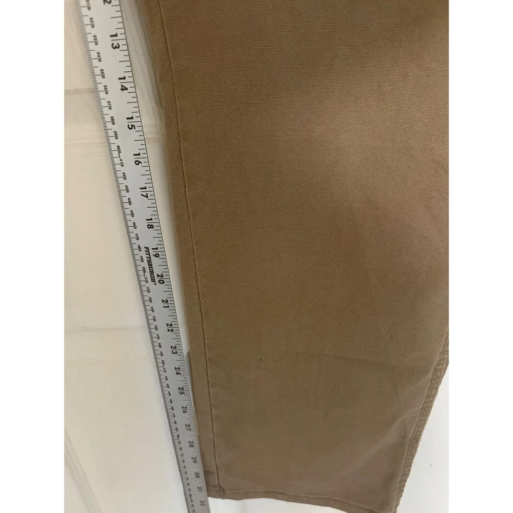 Wrangler Riggs Workwear Mens 40x32 Tan Khaki Carpenter Pants Canvas Utility EUC